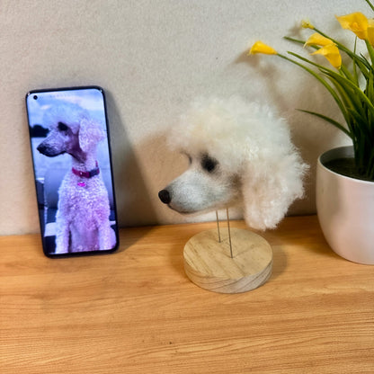 Wool Felt Head Keycharm